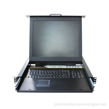 Cat5 8ports/16ports/32ports 1u Rack Mount 19'' LCD Kvm Drawer (KVM-1900CAT series)